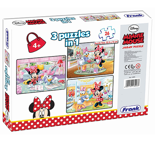 Minnie Mouse 3 x 26 Pieces